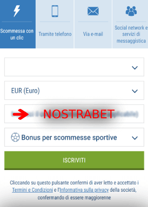 1xbet codice bonus inserisci il campo