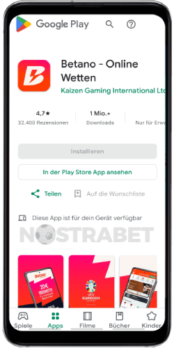 Betano Android-App herunterladen