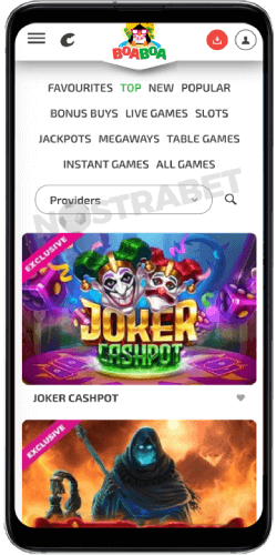 BoaBoa Casino Mobile Version