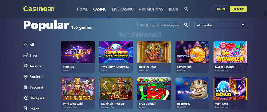 Casinoin Games