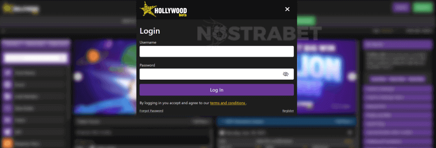 hollywoodbets login desktop