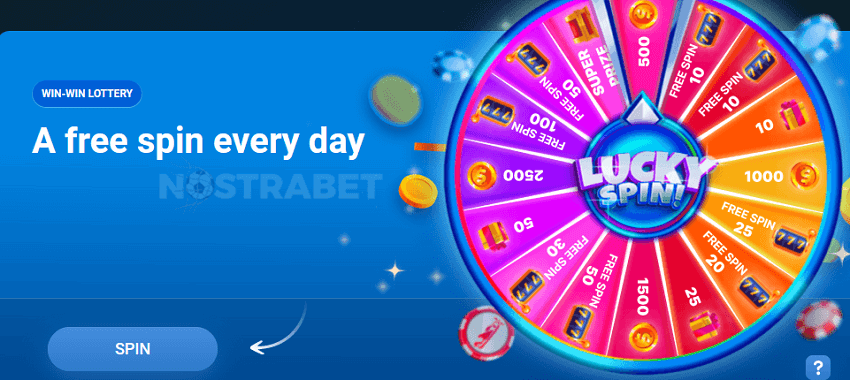 mostbet free spin everyday promo