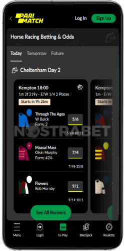 parimatch mobile betting horses