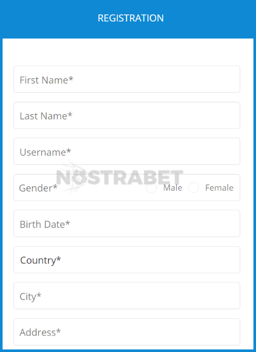 Sportingwin Registration