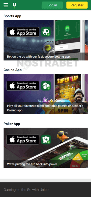 Unibet iOS app download