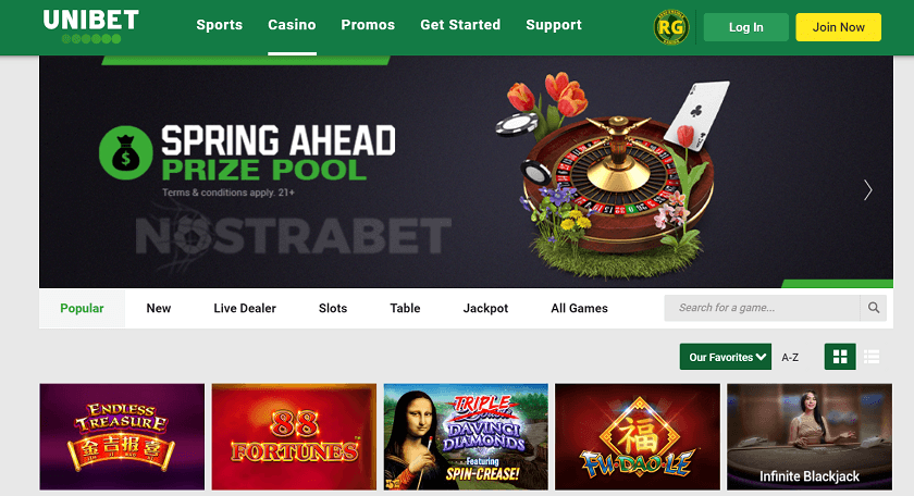 Unibet NJ Casino