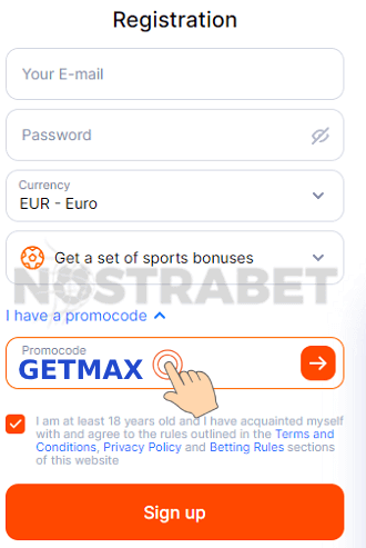 vulkanbet bonus code enter