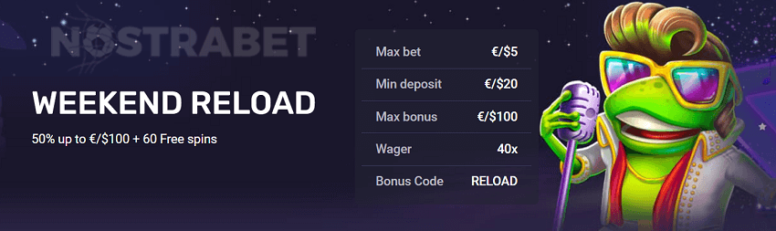 Woo casino reload bonus